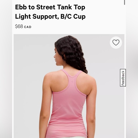 Lululemon Ebb to Street Tank | Size 12 - Picture 5 of 5